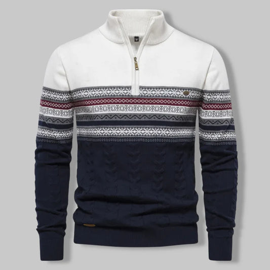 Alpina Sweater med kvart lynlås